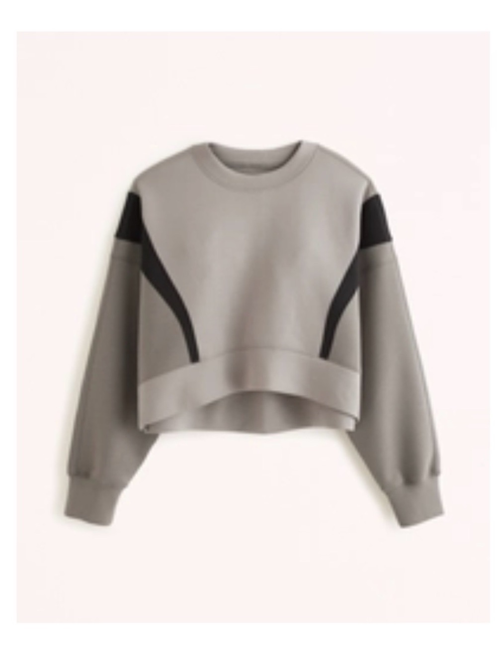 NWOT Abercrombie YPB neoKNIT Mini Crew Crop Sweater Sweatshirt Small